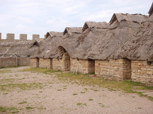 Viking Fortress Interior Structures.